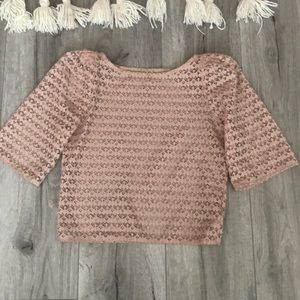 American Apparel beautiful lace top